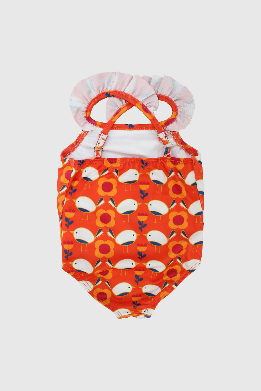 birds n flowers baby swimsuit