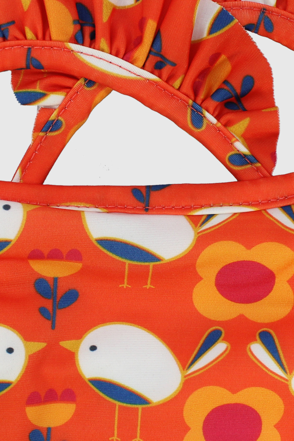 birds n flowers baby swimsuit