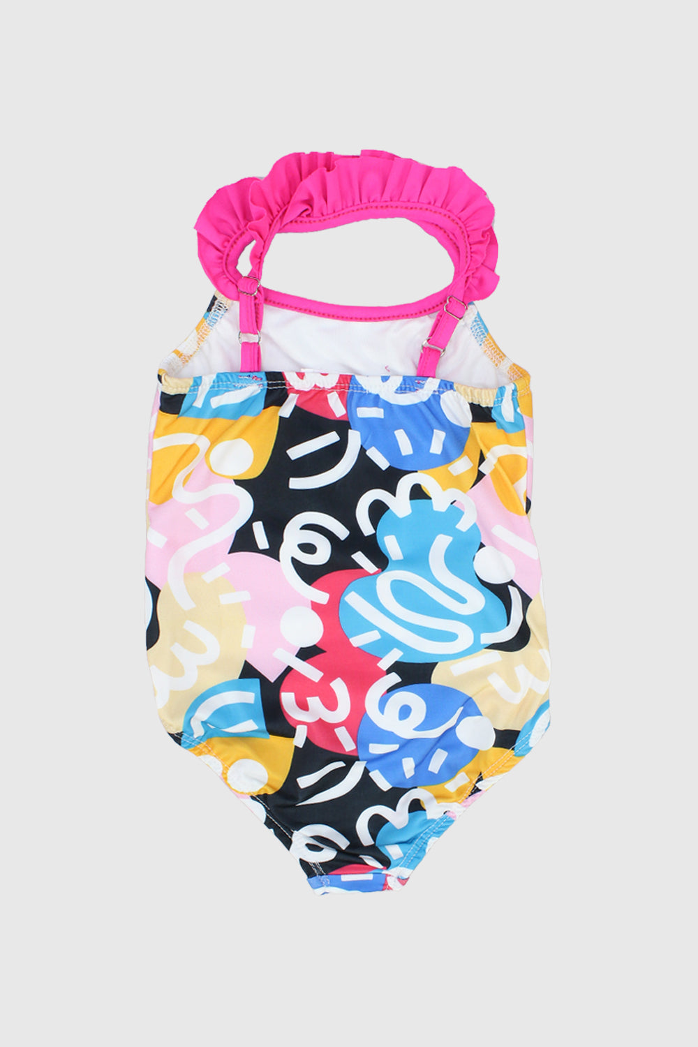 colorful doodles swimsuit