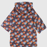 navy water turtles swim robe