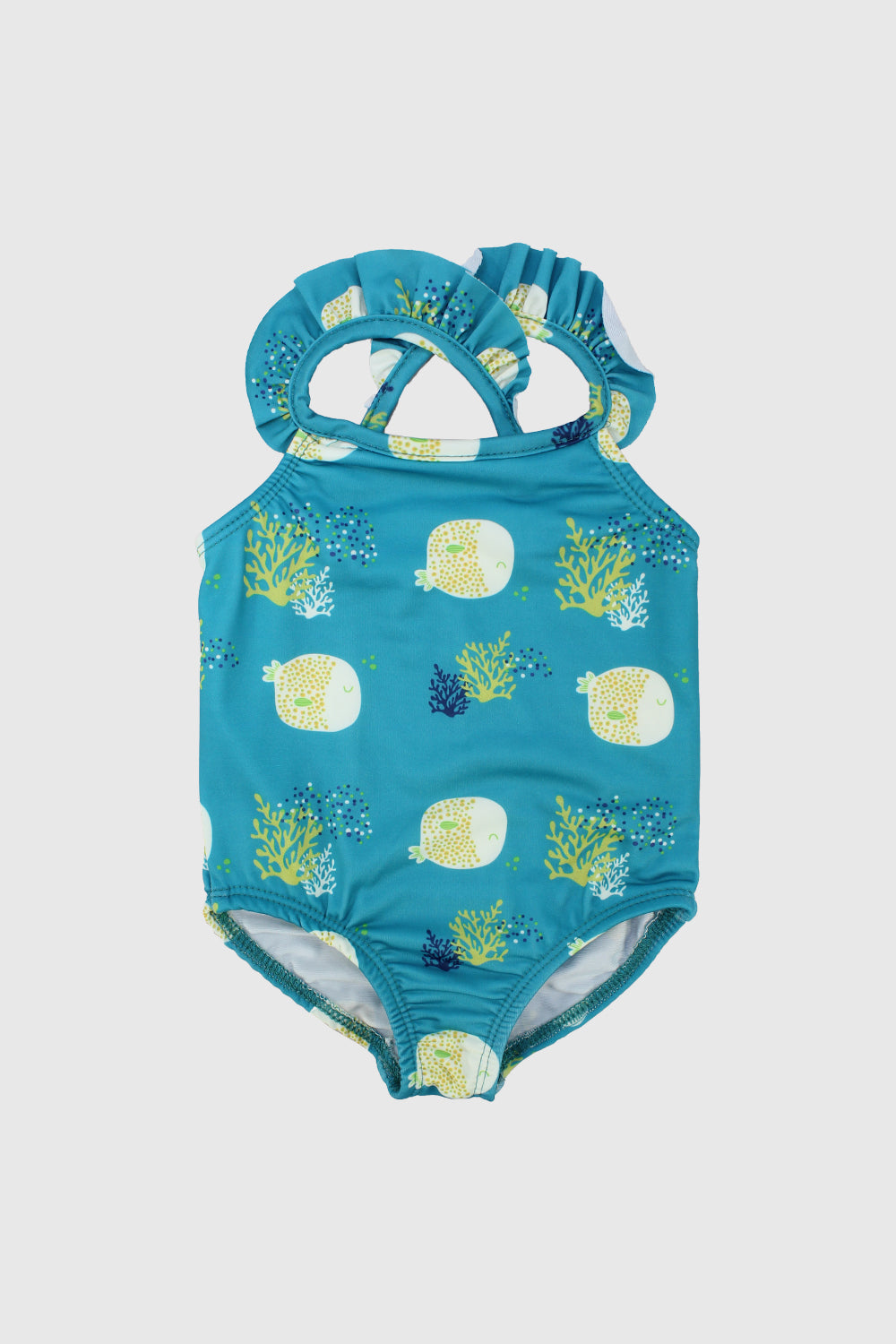 puffy fish swimsuit