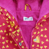 little hearts swim robe