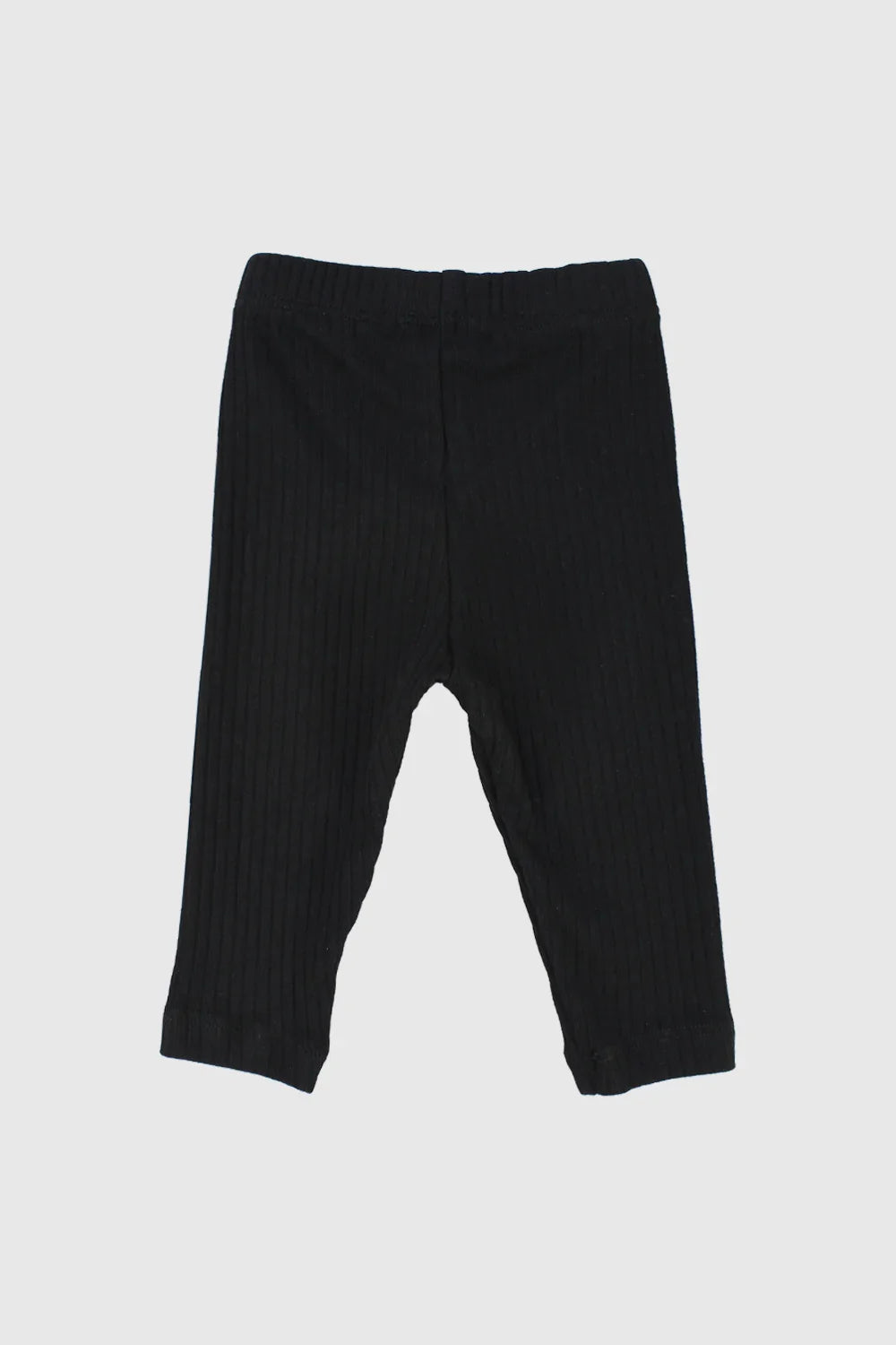 black ribbed leggings - playmore