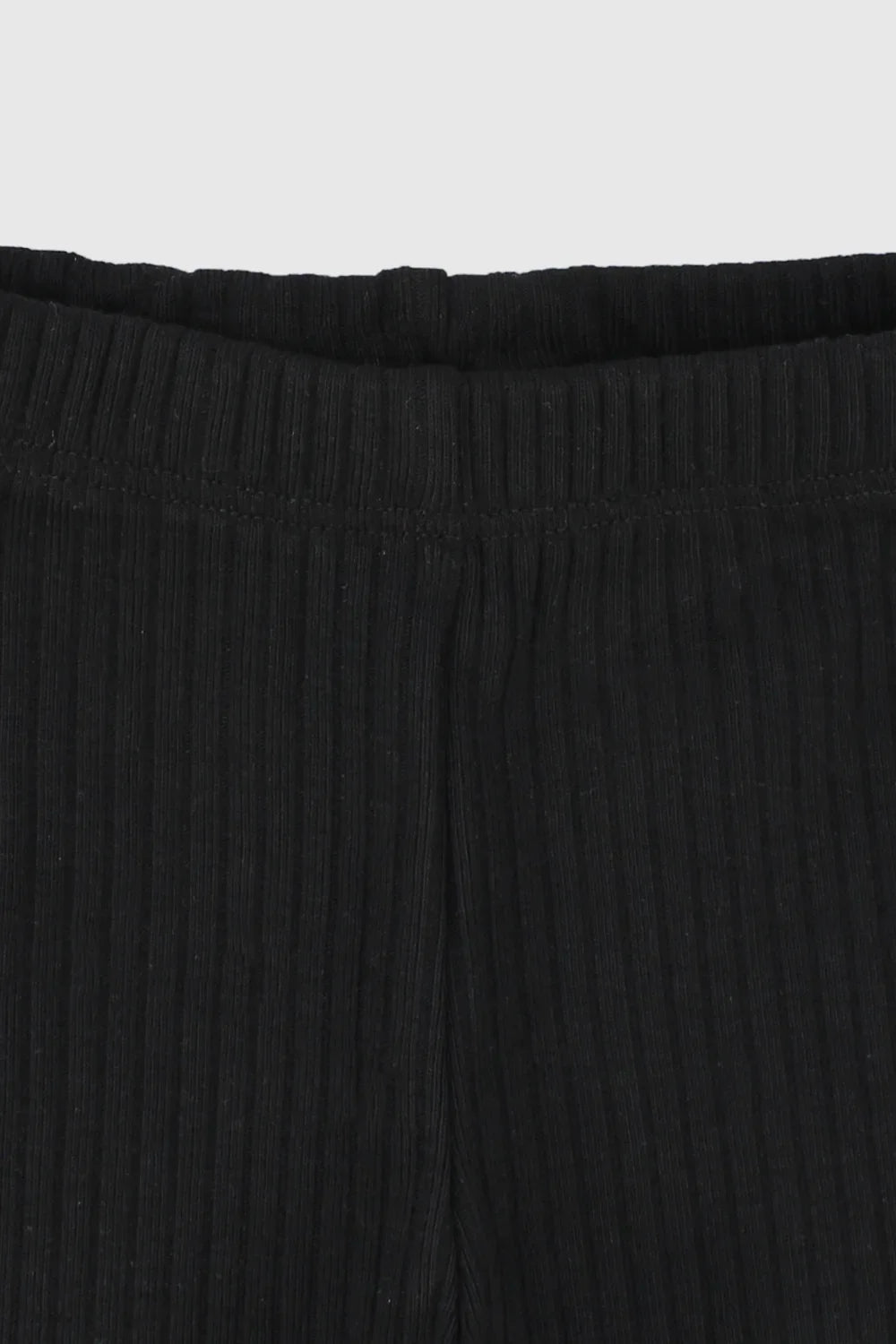 black ribbed leggings - playmore