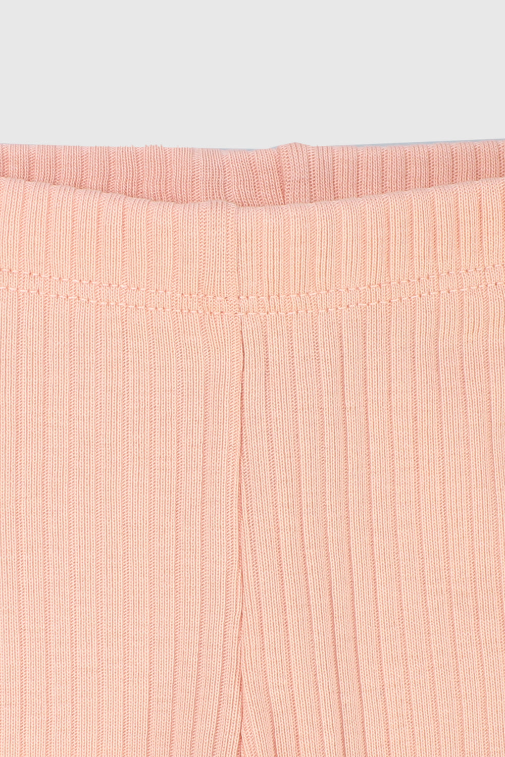 salmon ribbed leggings