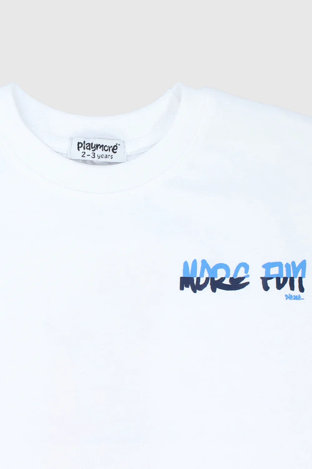 "more fun please" short-sleeved t-shirt - playmore