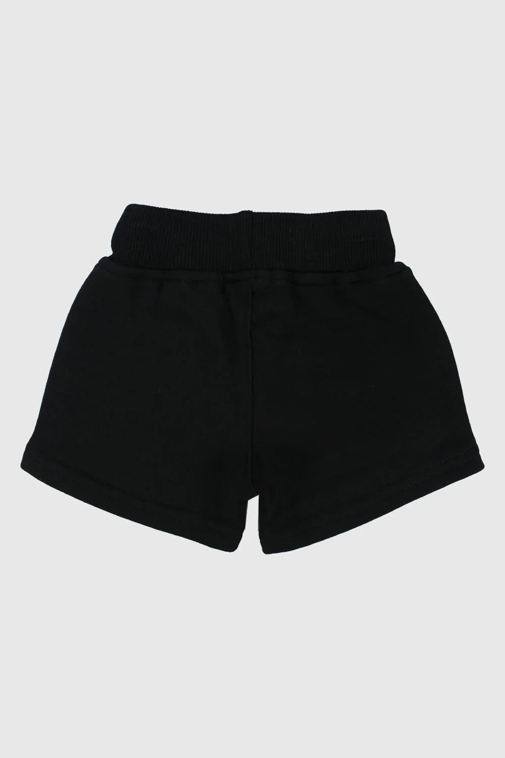 unisex black cotton shorts - playmore
