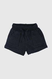 unisex navy cotton shorts - playmore
