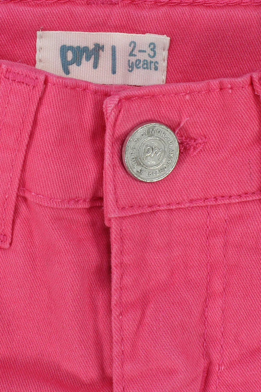 fuchsia gabardine shorts - playmore