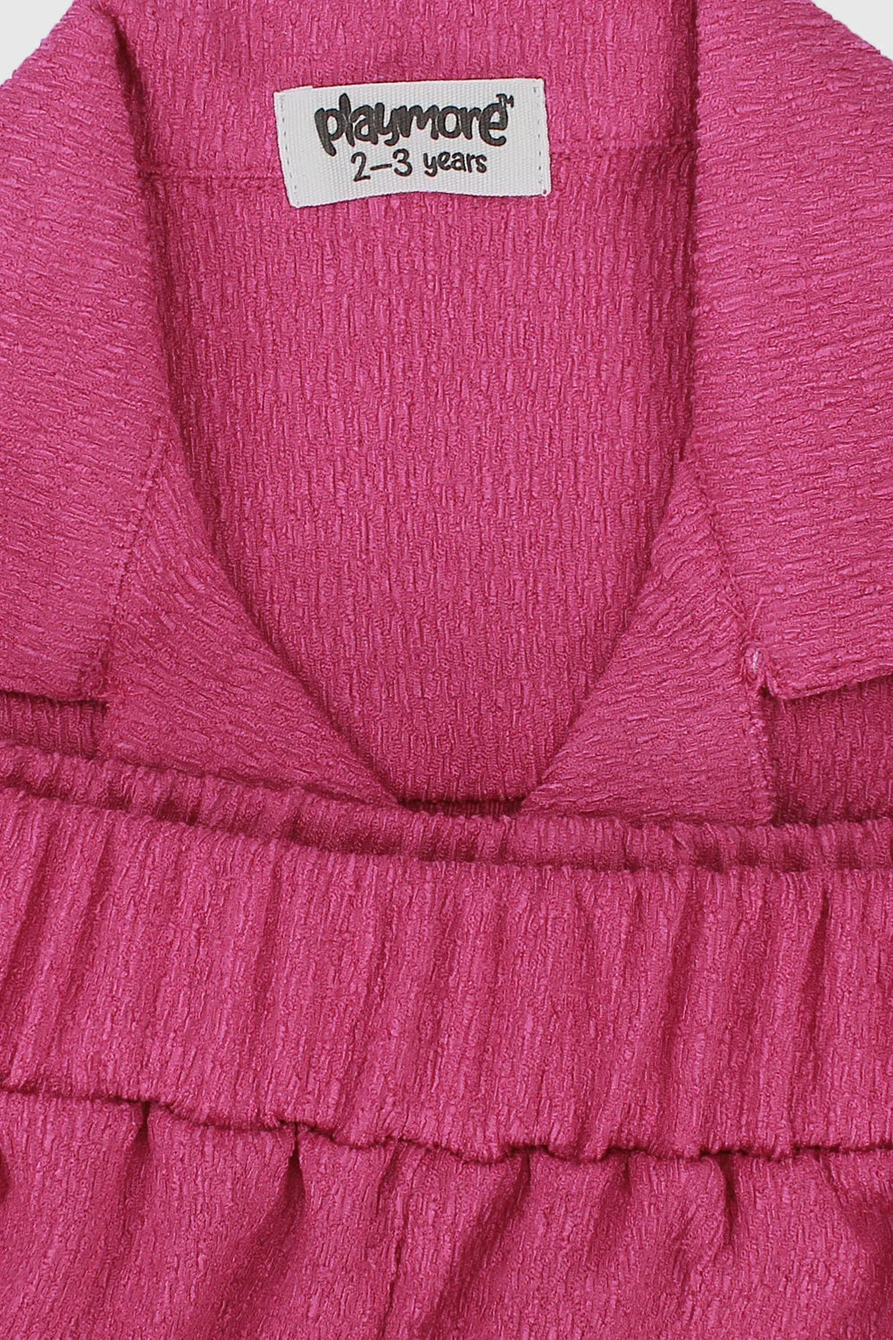 crinkled fuchsia outfit set - playmore
