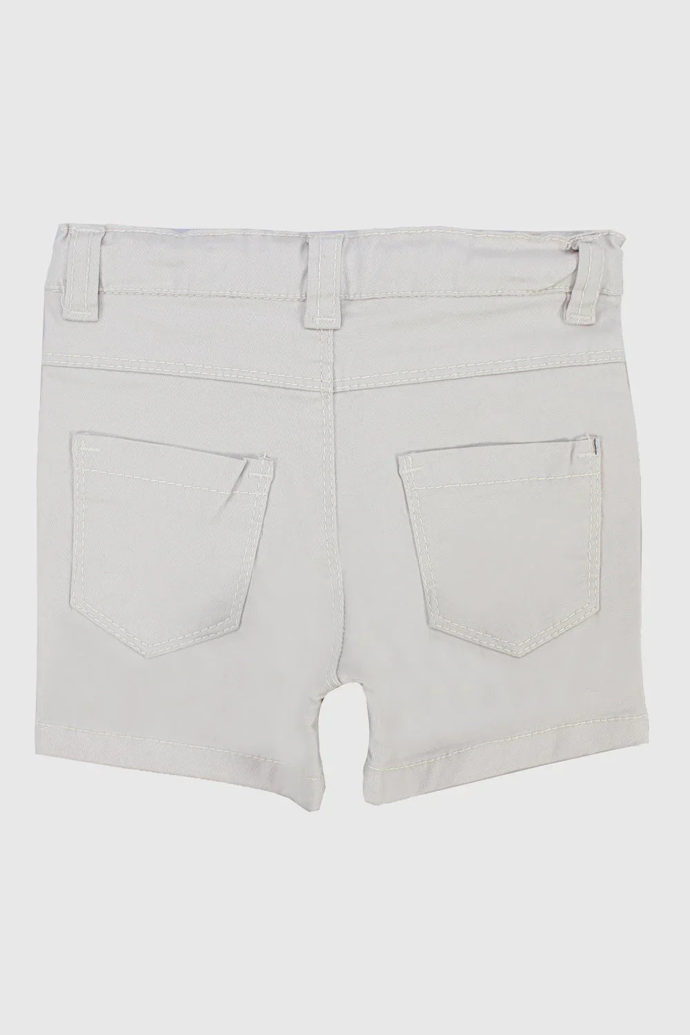 unisex beige gabardine shorts - playmore