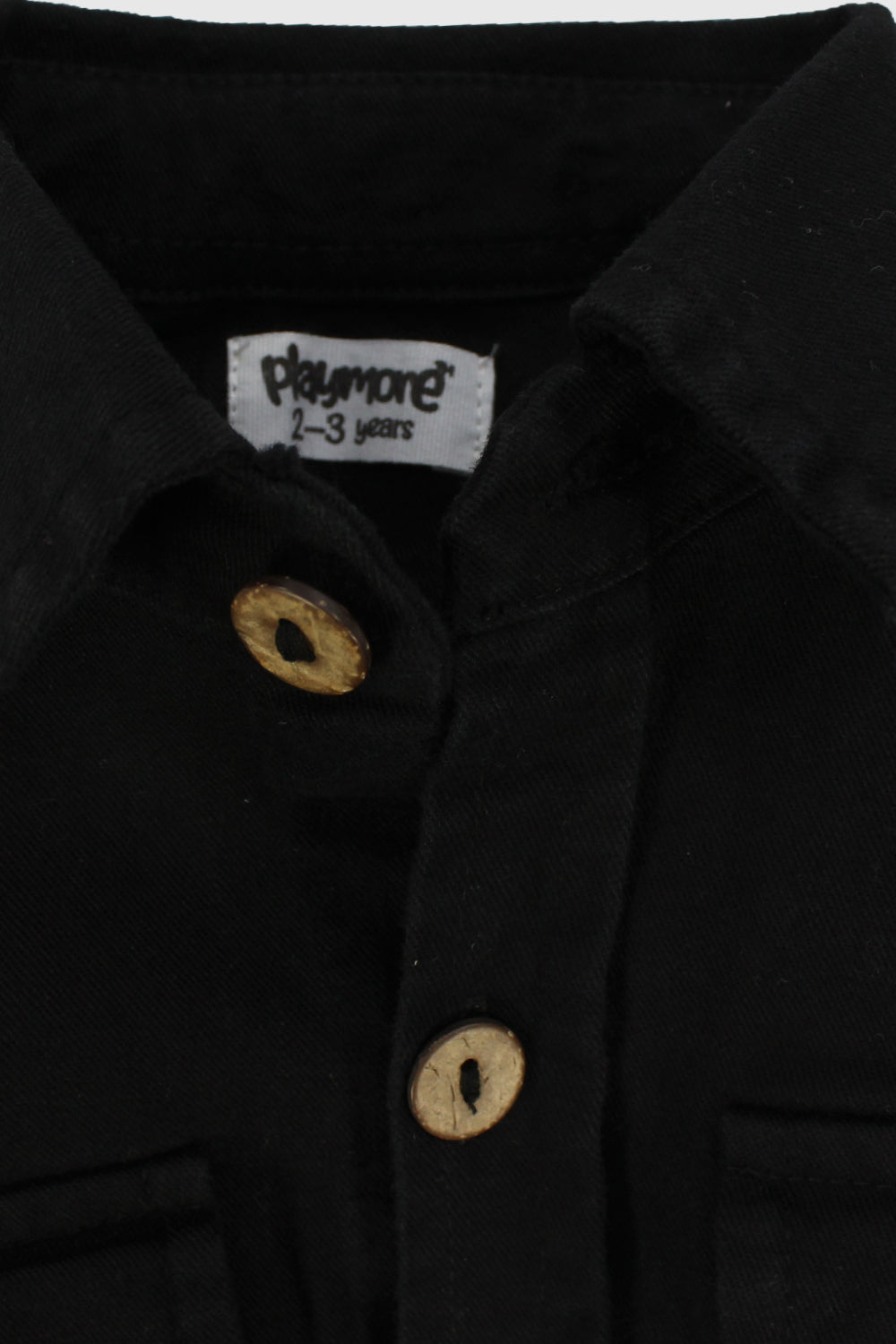 black long-sleeved overshirt