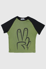 peace short-sleeved t-shirt - playmore