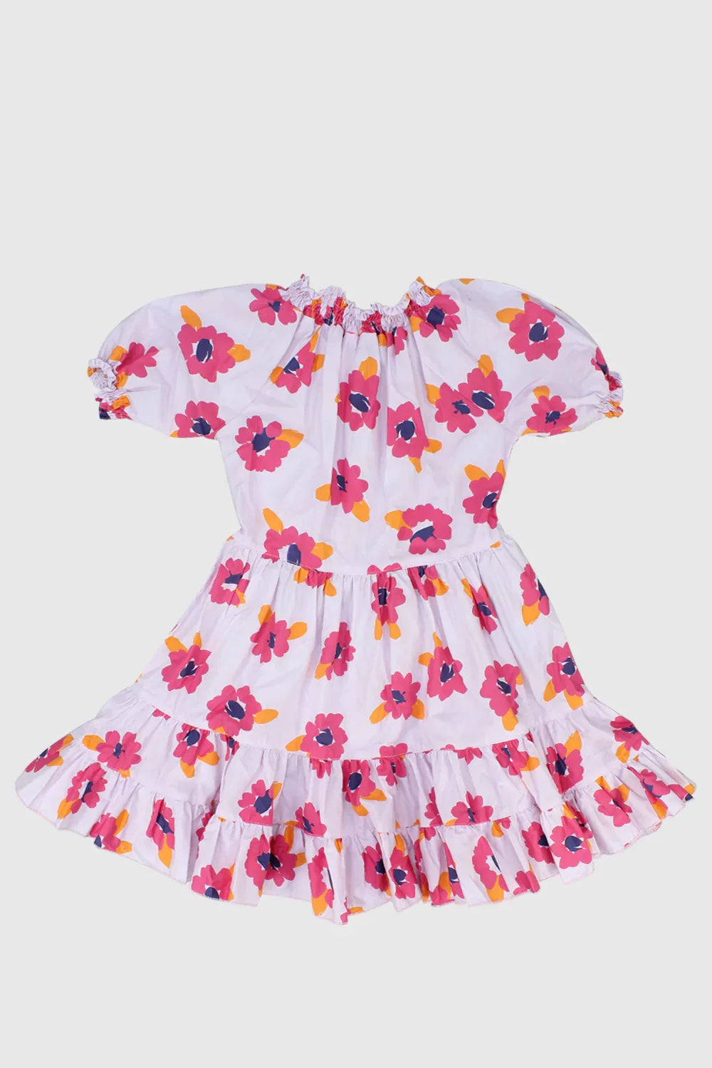floral short-sleeved dress - playmore