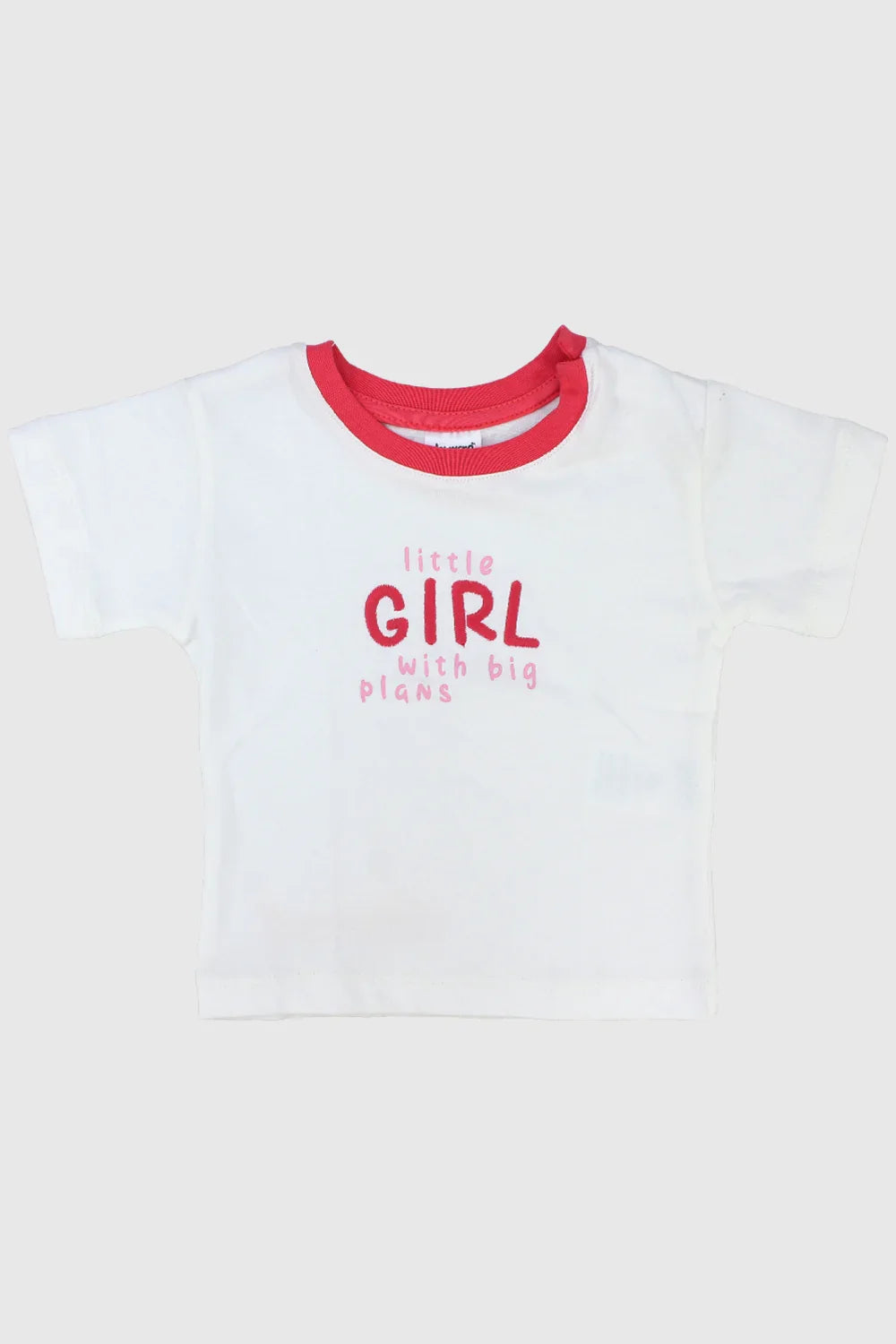 "little girl with big plans" short-sleeved t-shirt - playmore