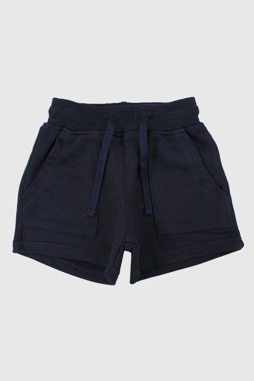 navy cotton shorts