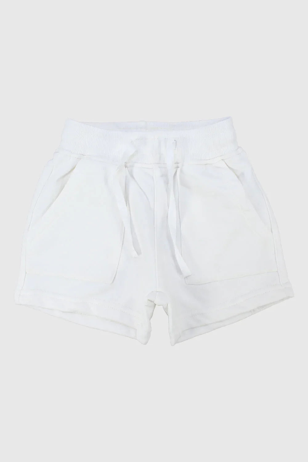 white cotton shorts - playmore