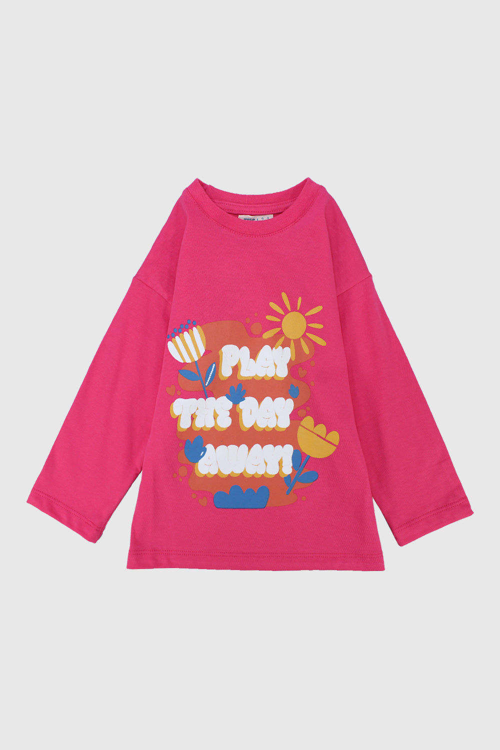 "play the day away" long-sleeved t-shirt