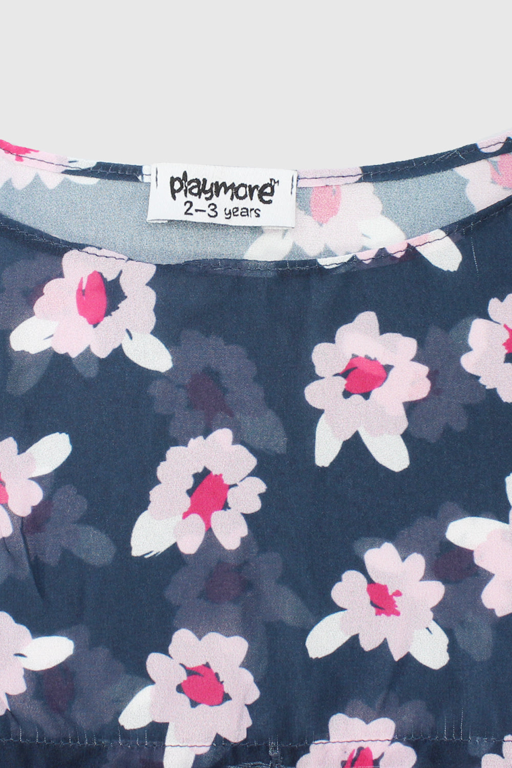 pink flowers ruffled coverup