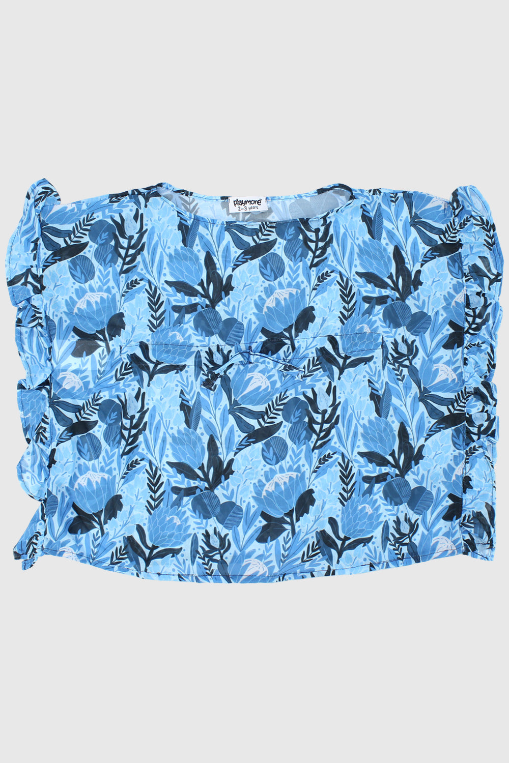 floral ruffled coverup