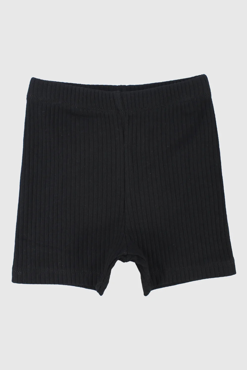 black ribbed biker shorts - playmore