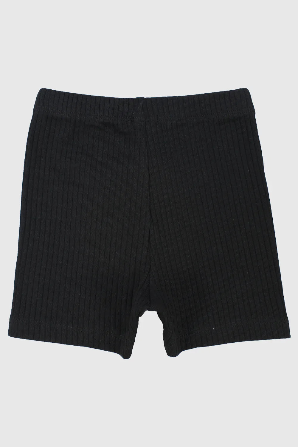 black ribbed biker shorts - playmore