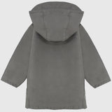 unisex fur lined raincoat