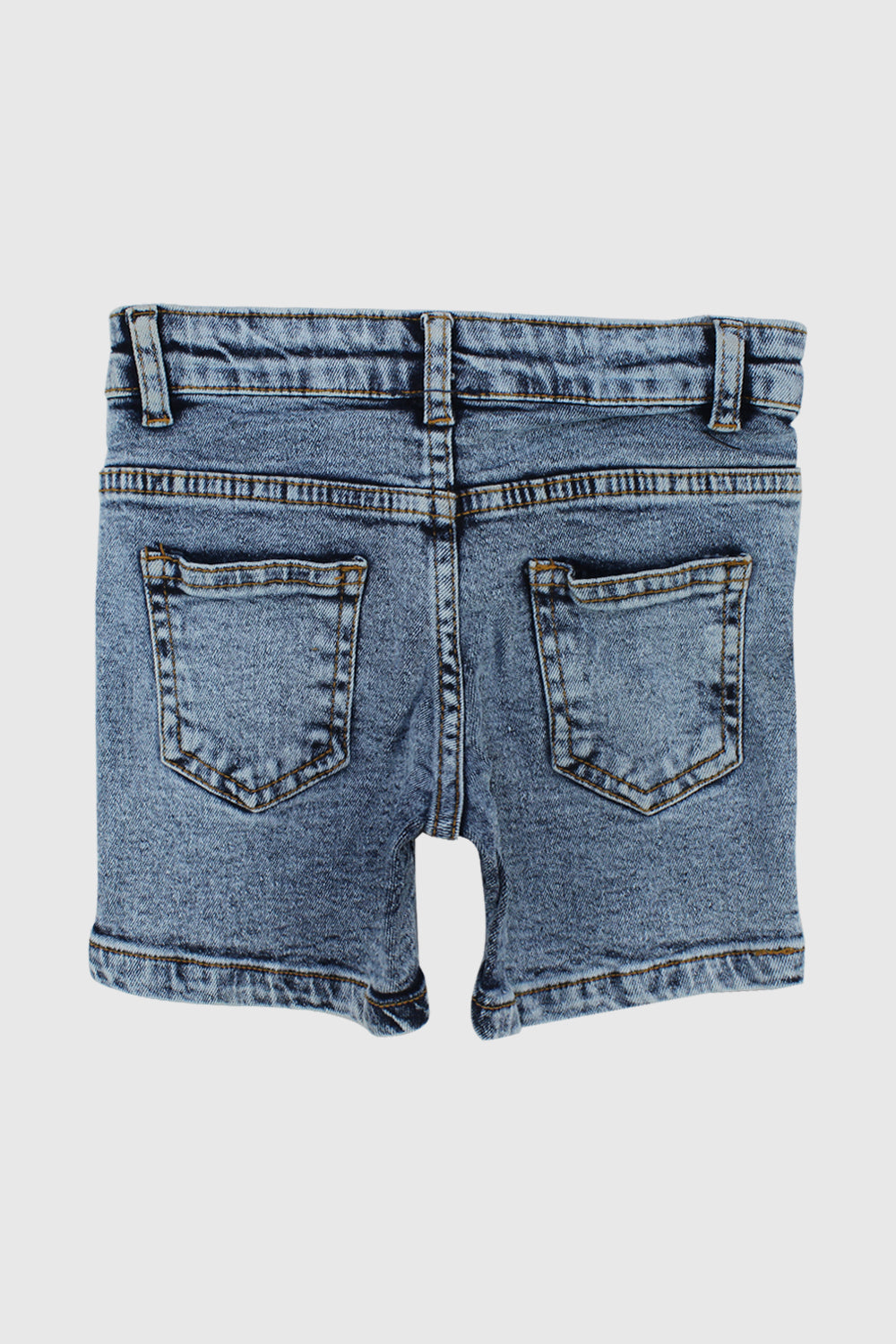 ripped blue jean shorts