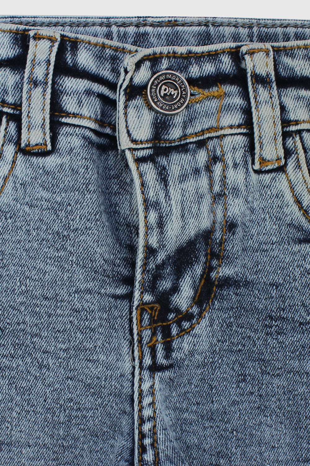 ripped blue jean shorts