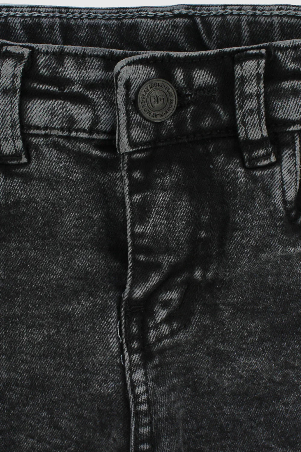 black jean shorts - playmore