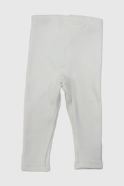 offwhite fleeced leggings - playmore