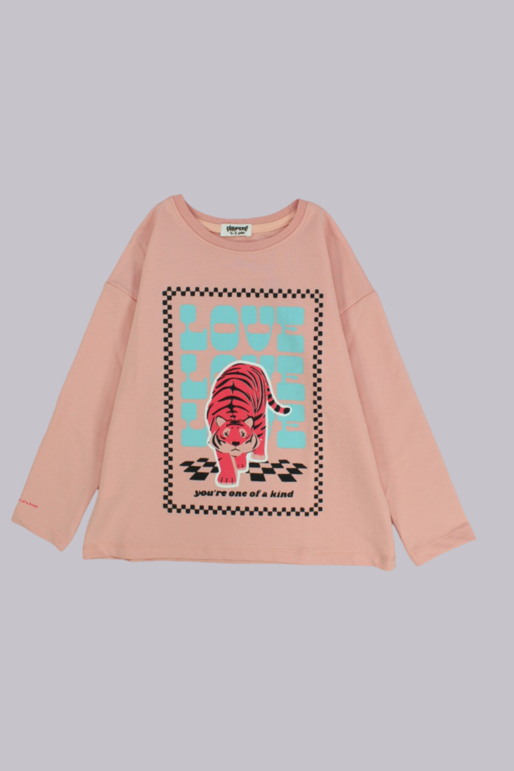 lovely tiger long-sleeved t-shirt