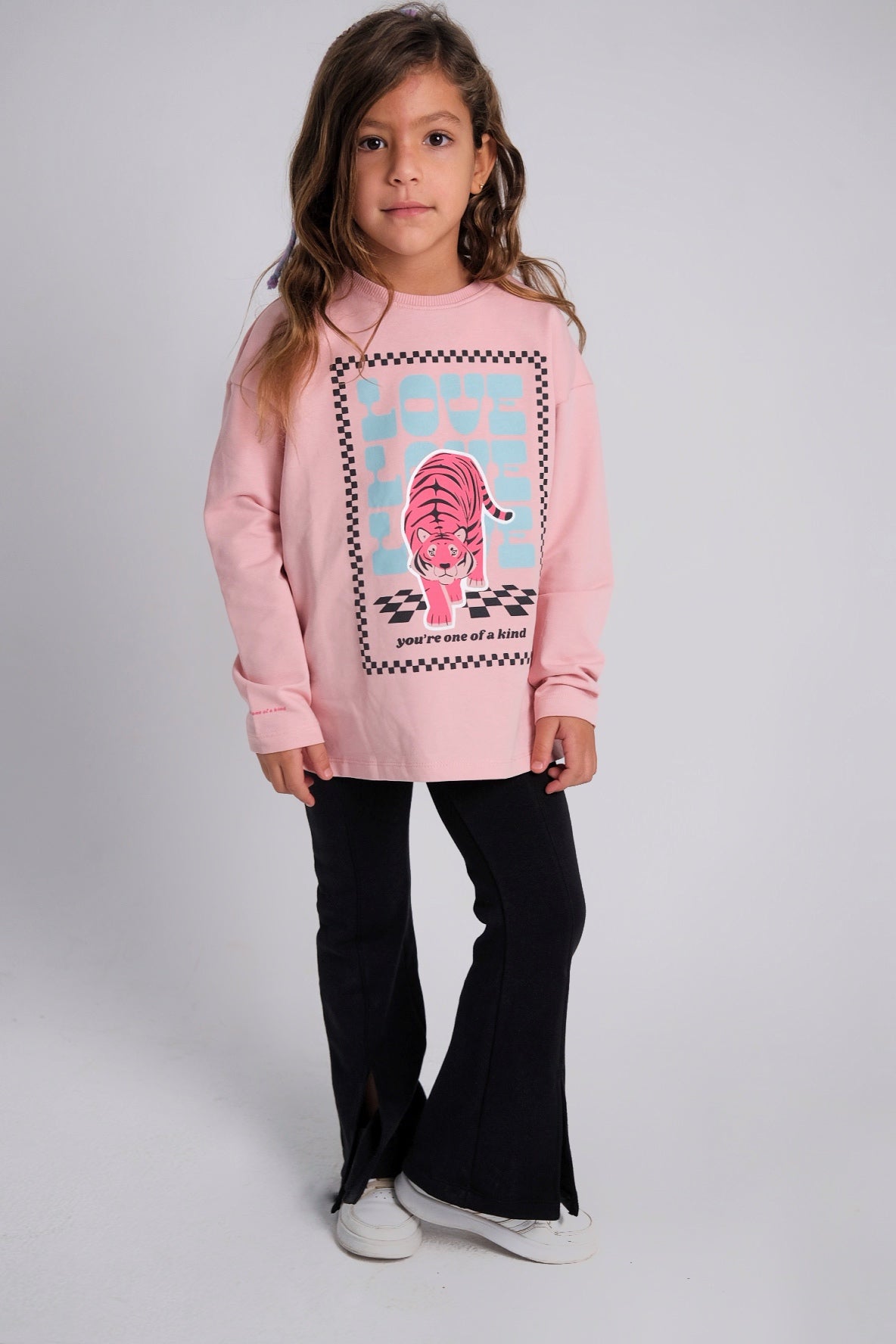 lovely tiger long-sleeved t-shirt