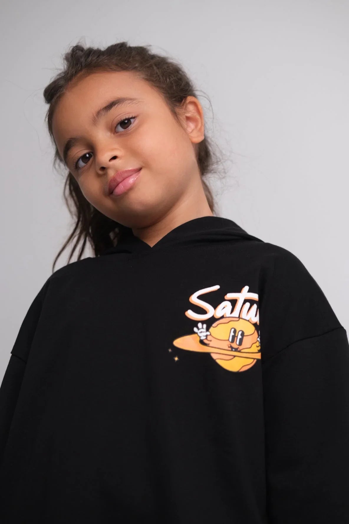 unisex saturn long-sleeved hooded t-shirt - playmore