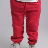 unisex red sweatpants