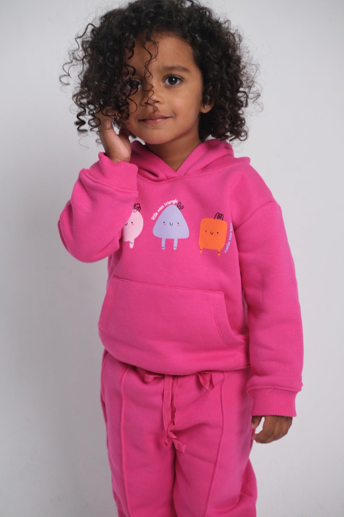 fuchsia 2-piece hooded outfit set - playmore