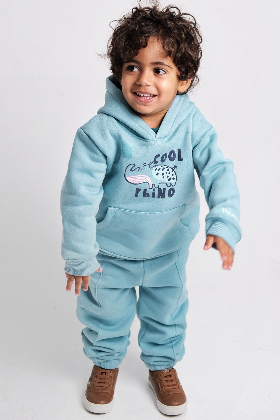 "cool rhino" 2-piece hooded outfit set