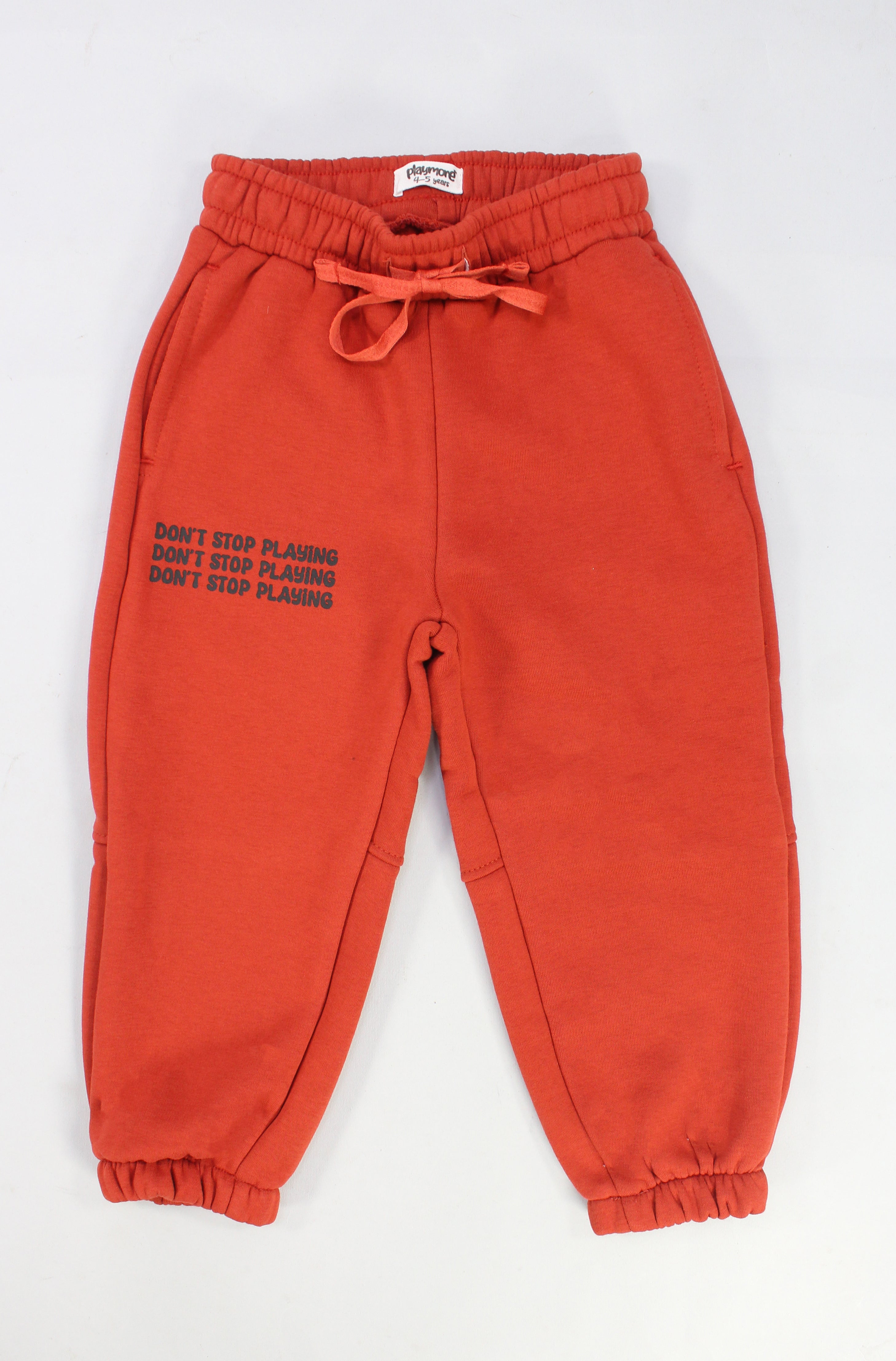 unisex brick "don't stop playing" sweatpants