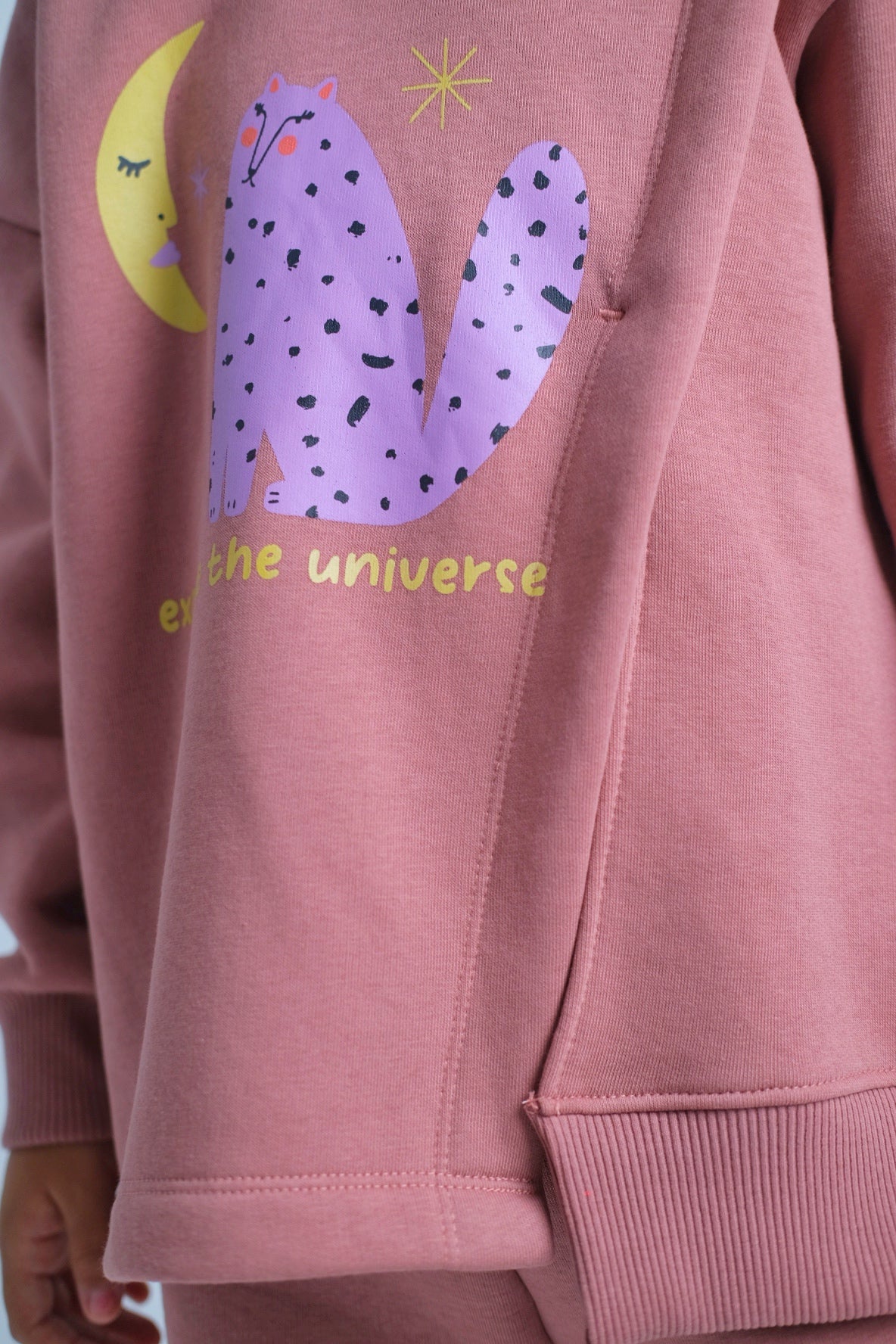 "explore the universe" long-sleeved hoodie