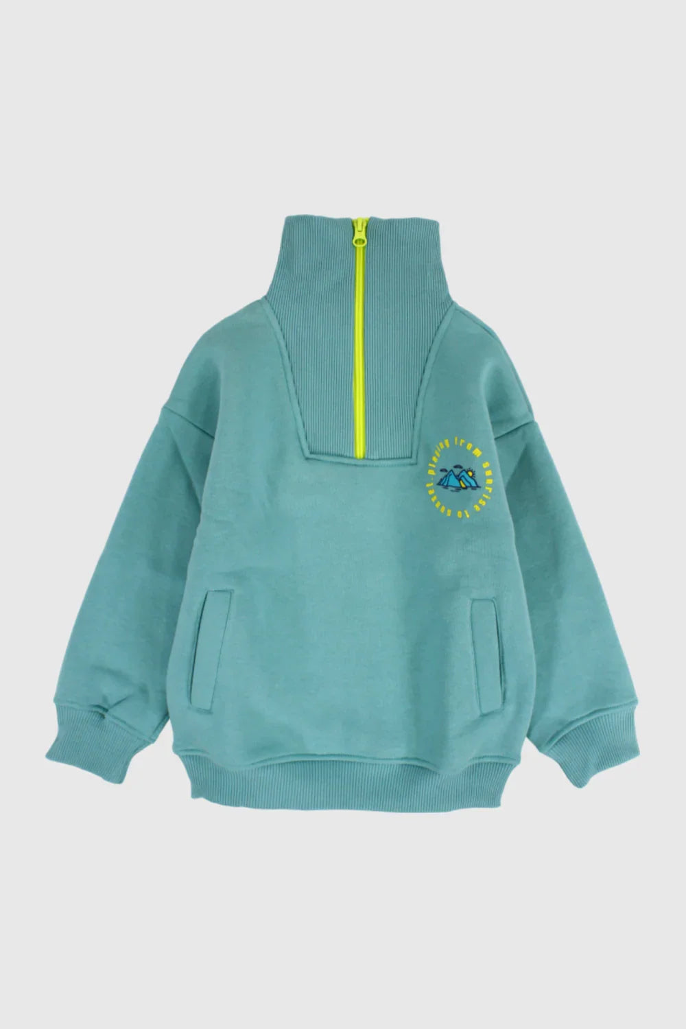 unisex mint long-sleeved sweatshirt - playmore