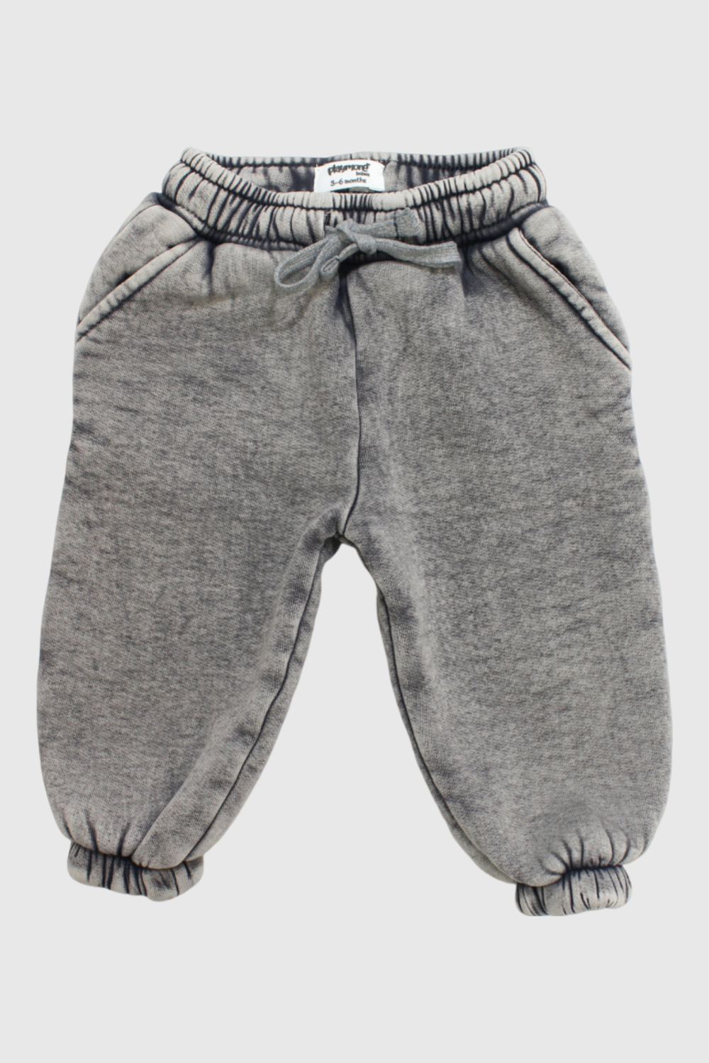 unisex grey washed sweatpants