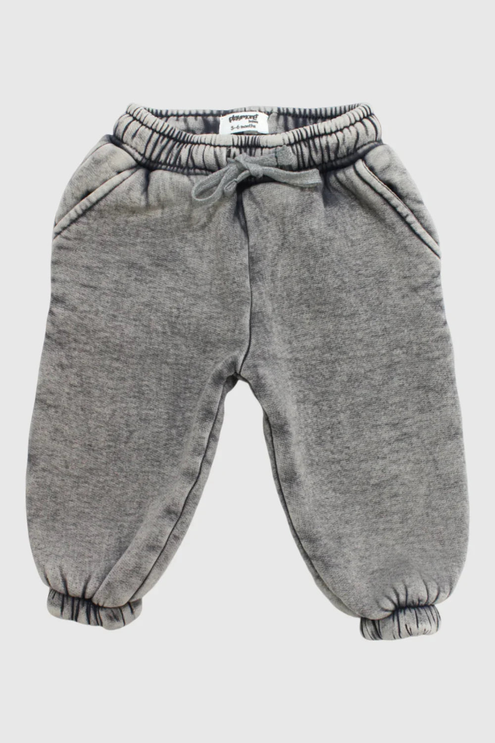 unisex grey washed sweatpants - playmore
