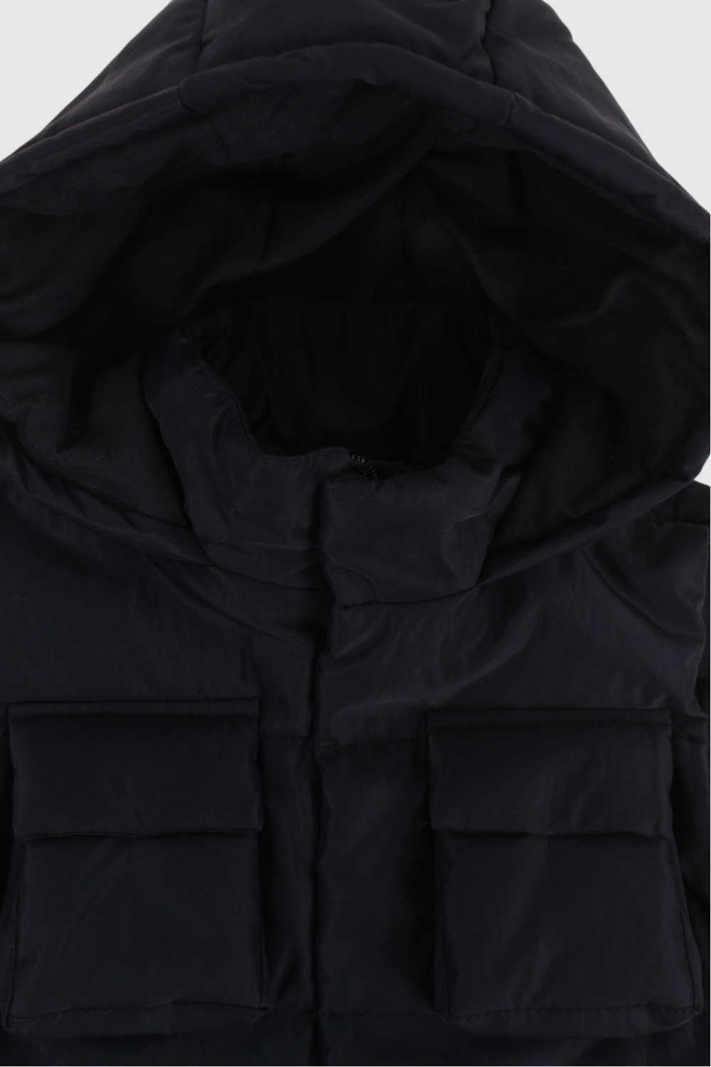 unisex black puffer vest