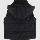 Unisex Black Puffer Vest