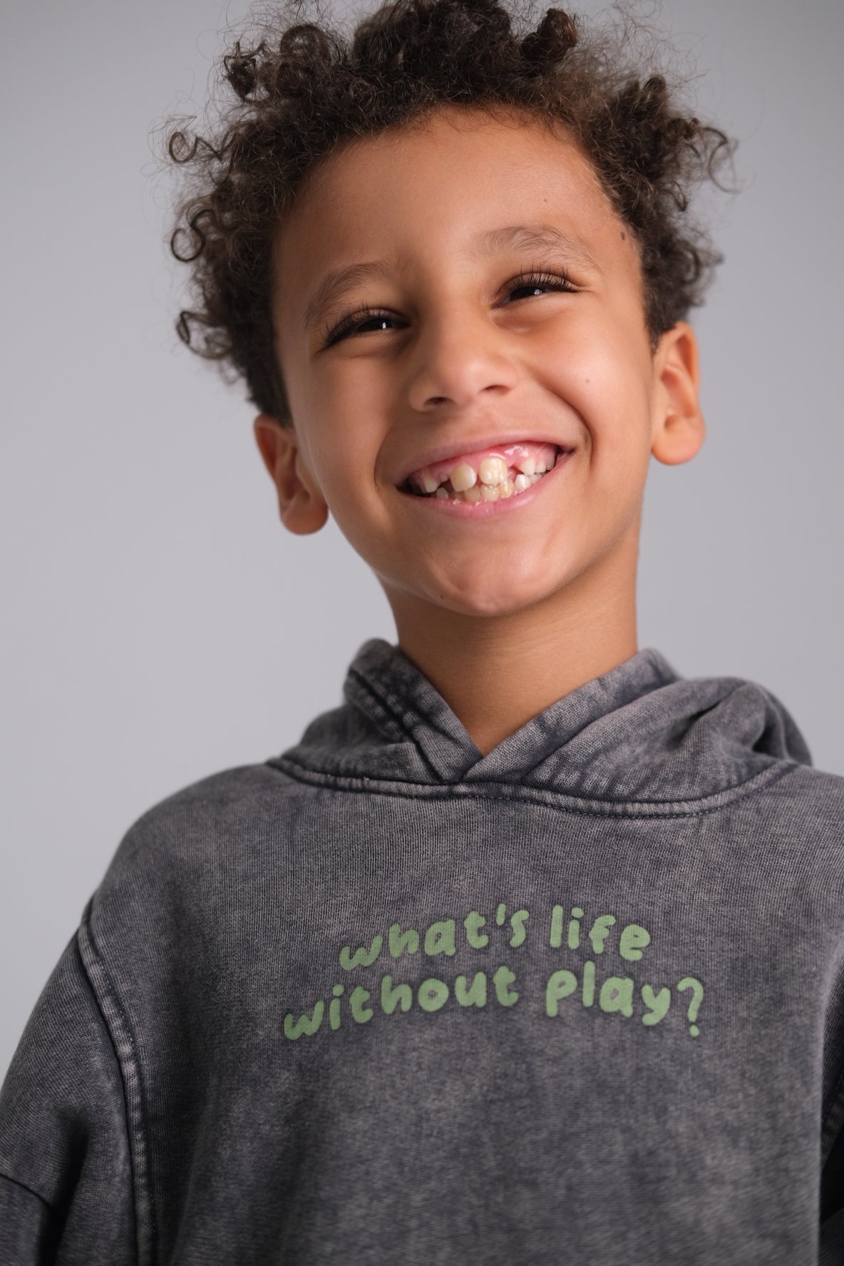 unisex washed "what's life without play?" hoodie