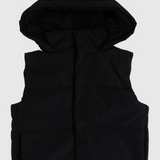 Unisex Black Puffer Vest