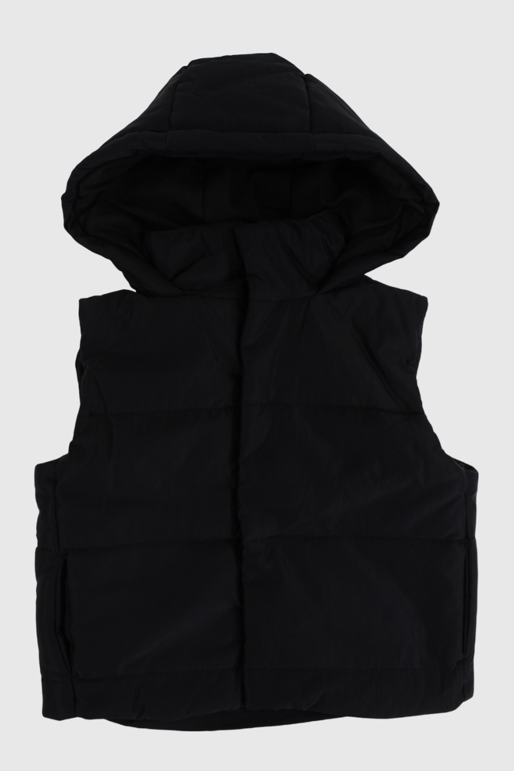 unisex black puffer vest