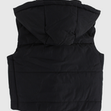 Unisex Black Puffer Vest