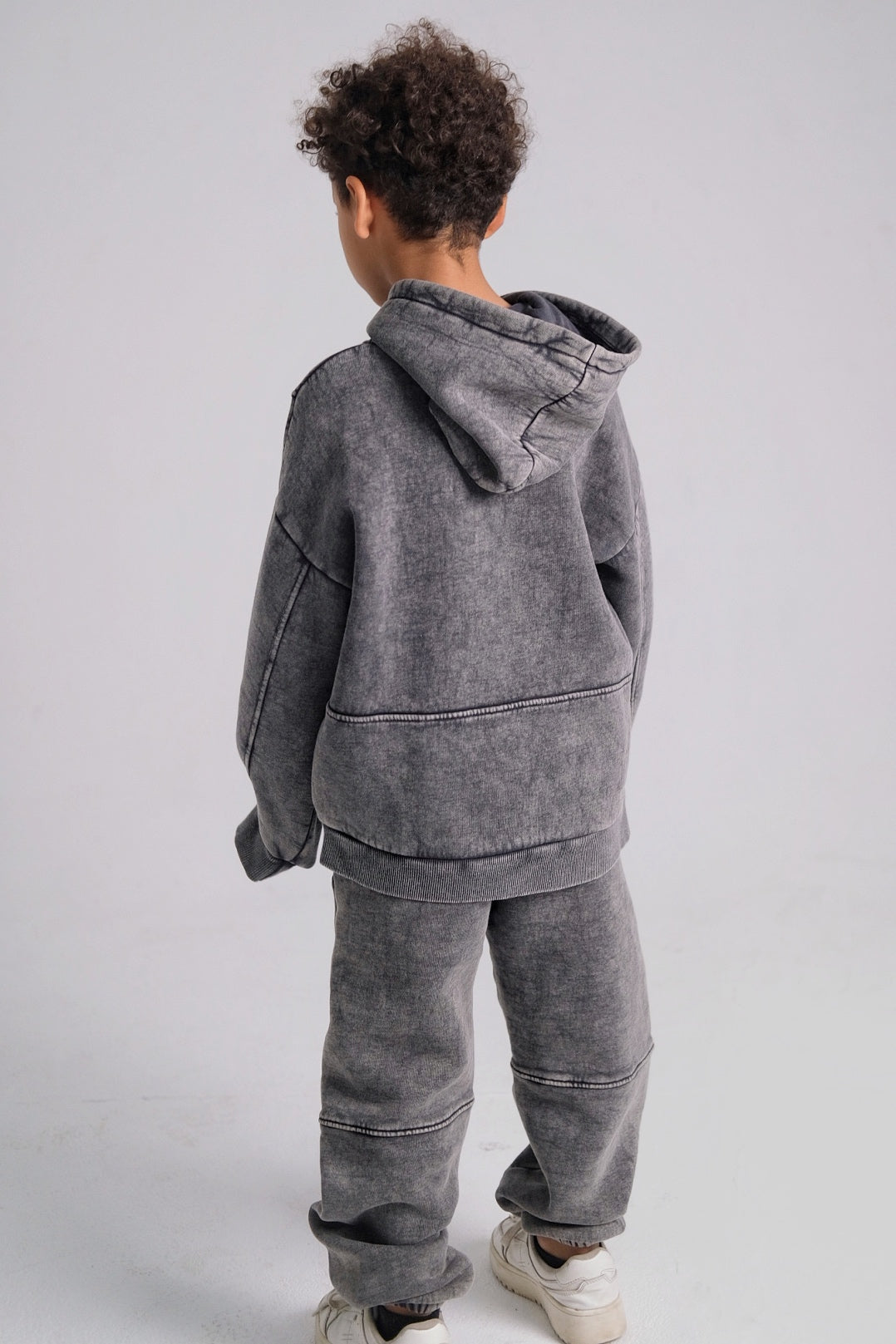 unisex grey washed sweatpants