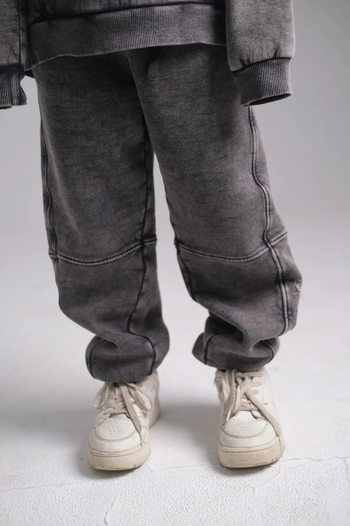 unisex grey washed sweatpants - playmore